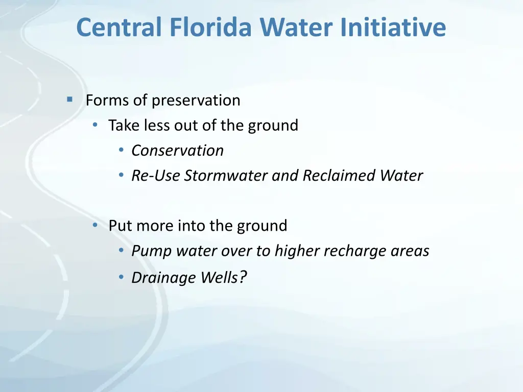 central florida water initiative 1