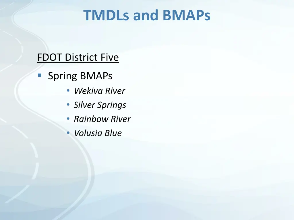 tmdls and bmaps 2