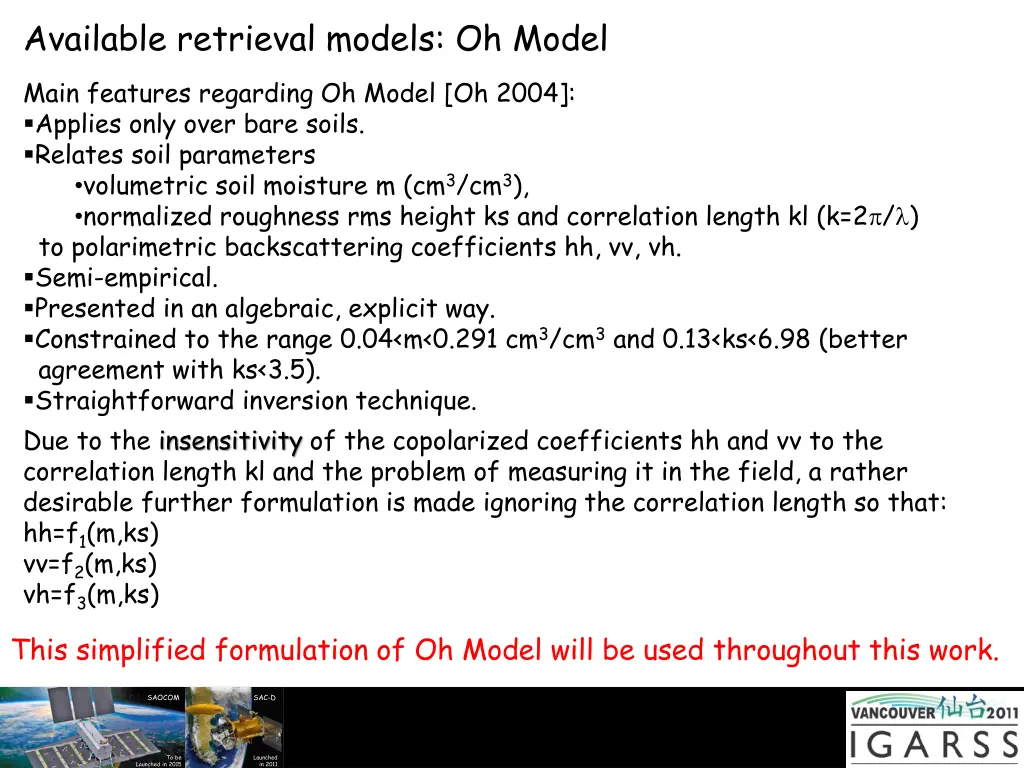 available retrieval models oh model