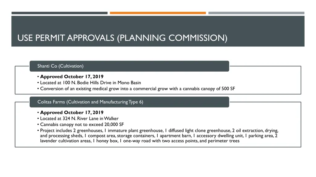 use permit approvals planning commission 2