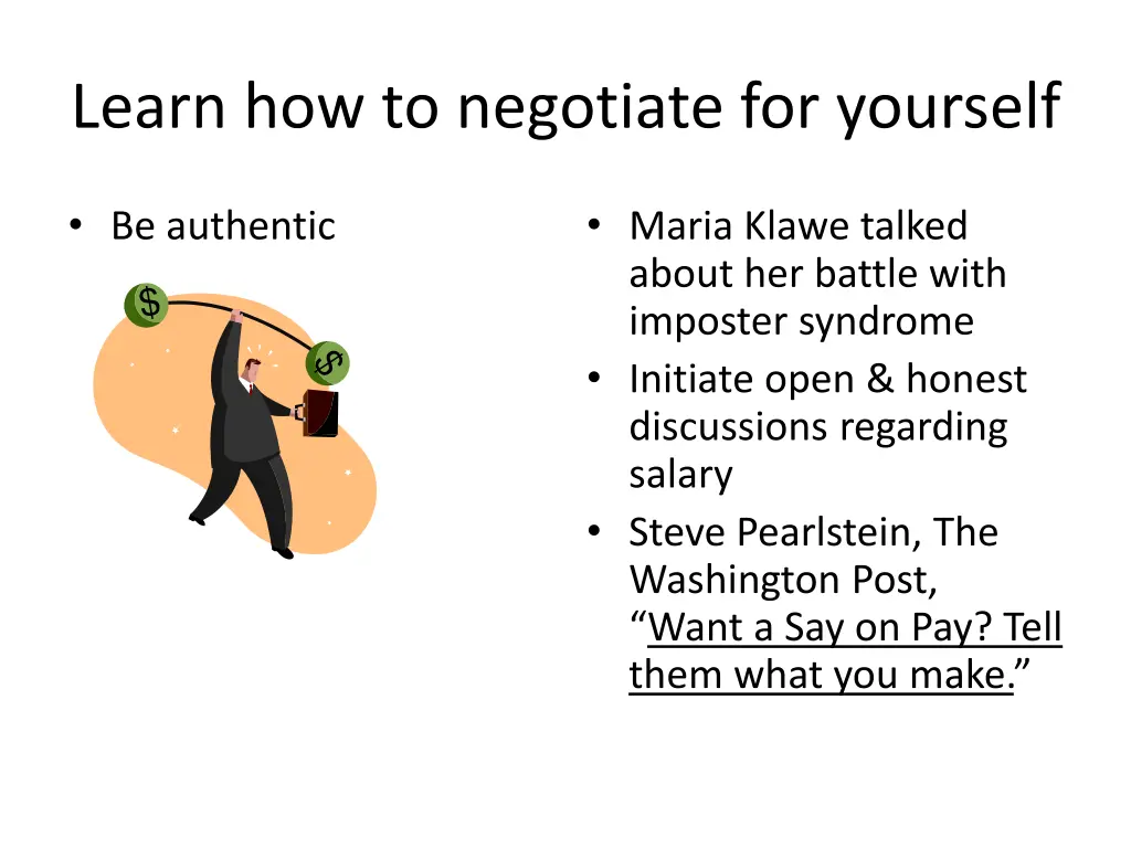 learn how to negotiate for yourself 1