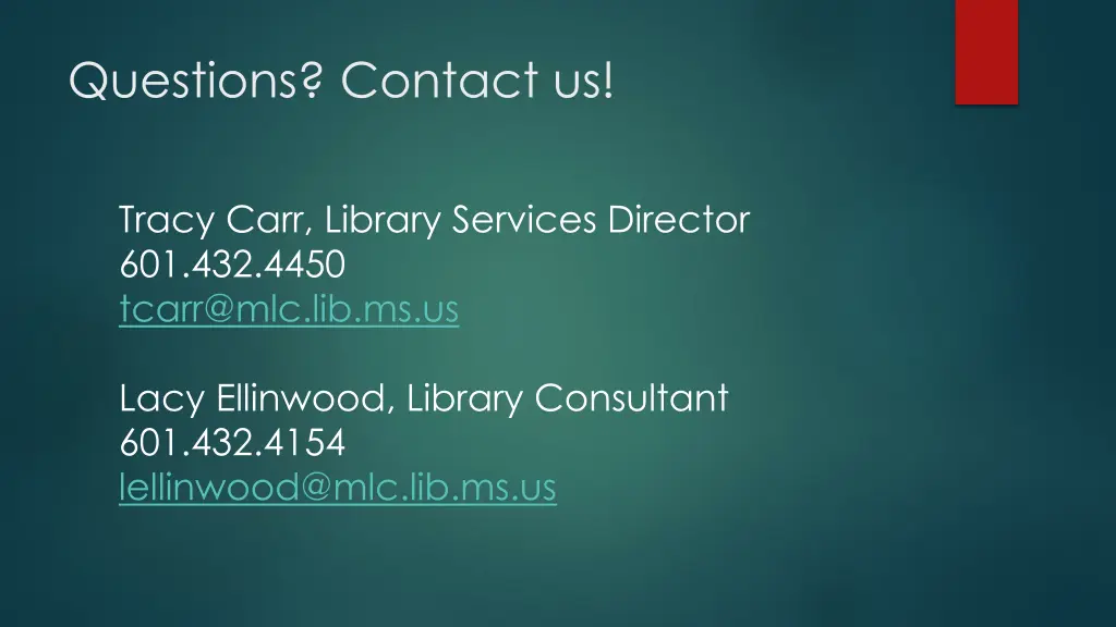 questions contact us