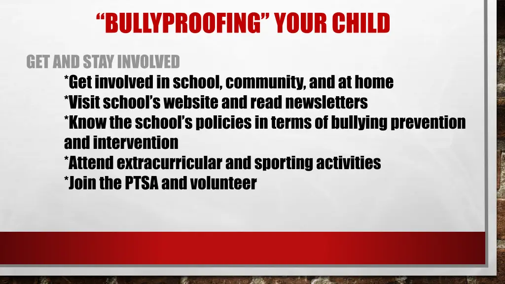 bullyproofing your child 1