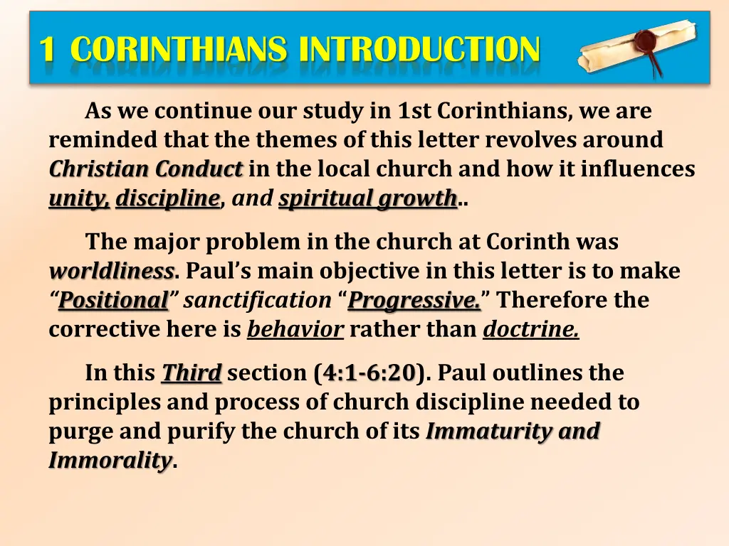 1 corinthians introduction