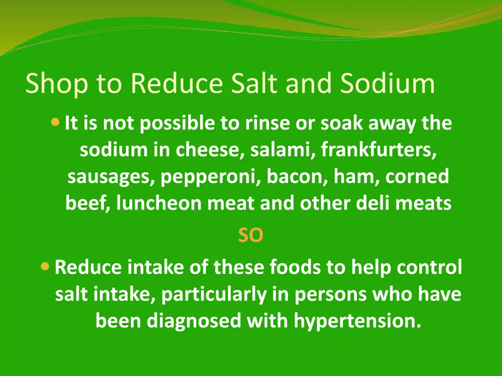 shop to reduce salt and sodium