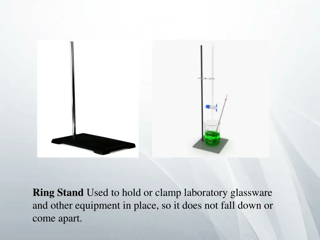 ring stand used to hold or clamp laboratory