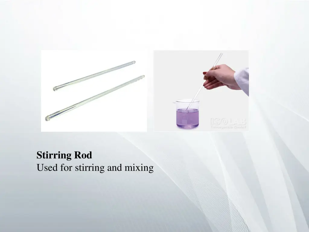 stirring rod used for stirring and mixing