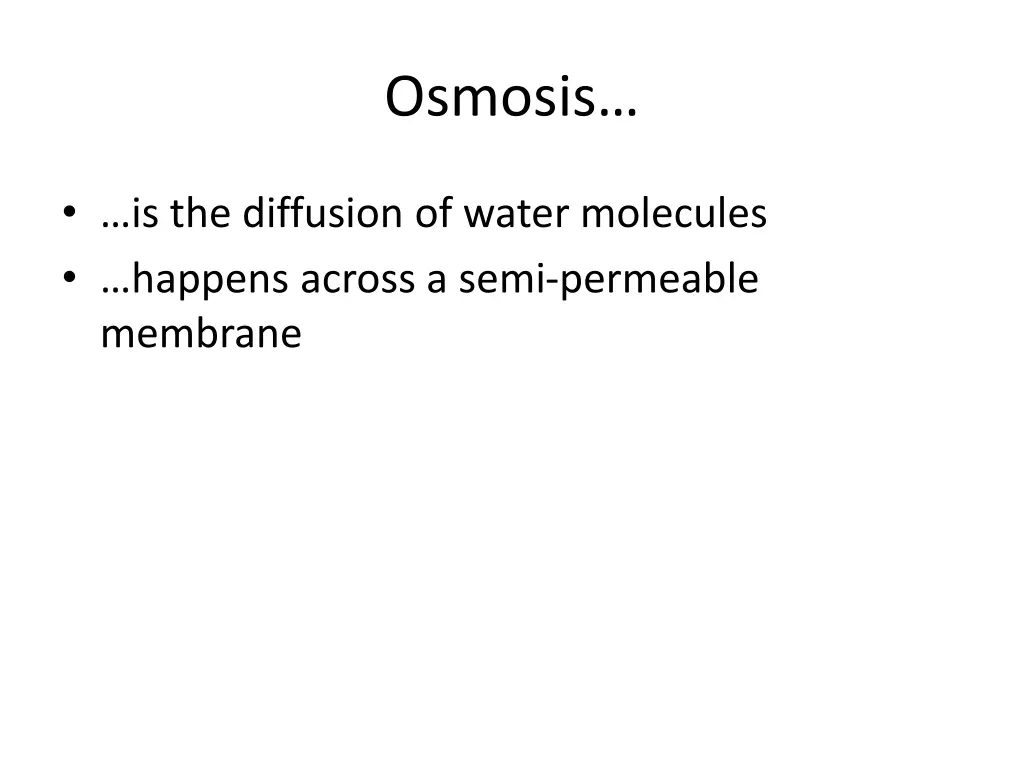 osmosis 1