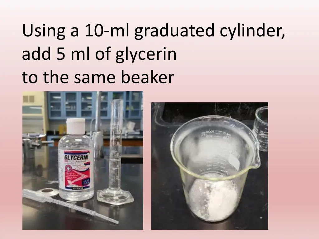 using a 10 ml graduated cylinder 1