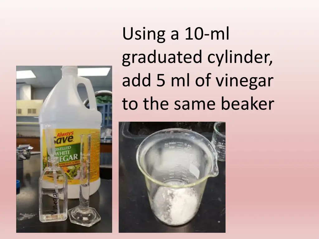 using a 10 ml graduated cylinder