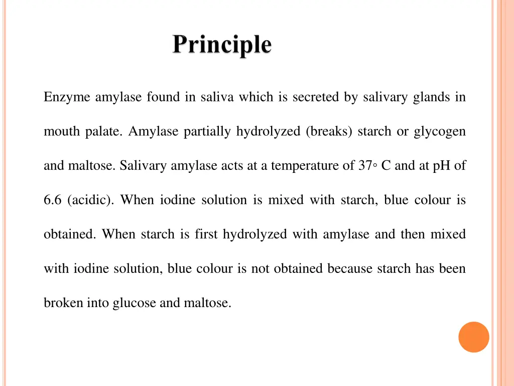 enzyme amylase found in saliva which is secreted