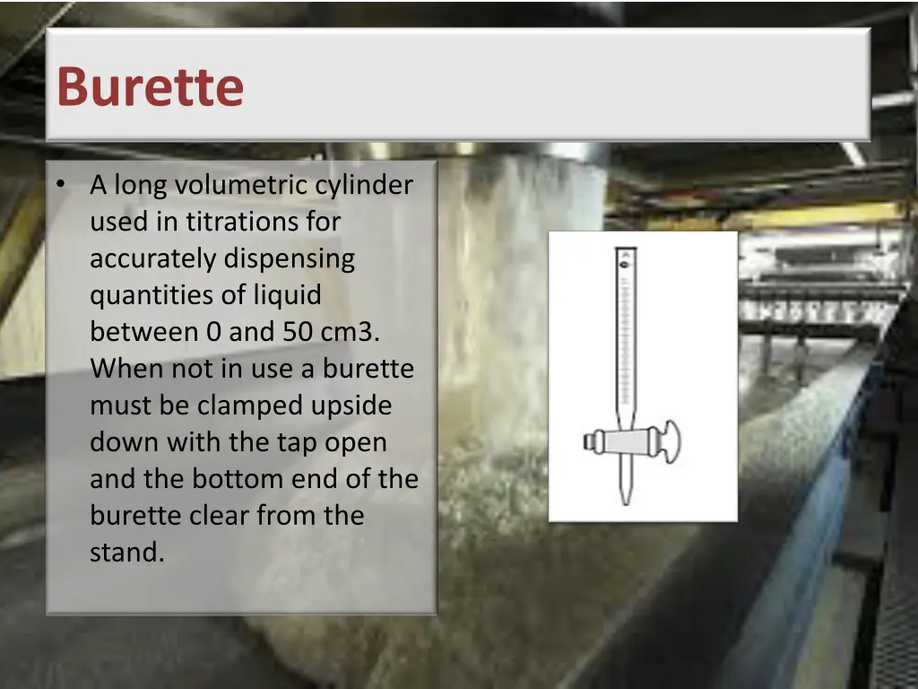 burette