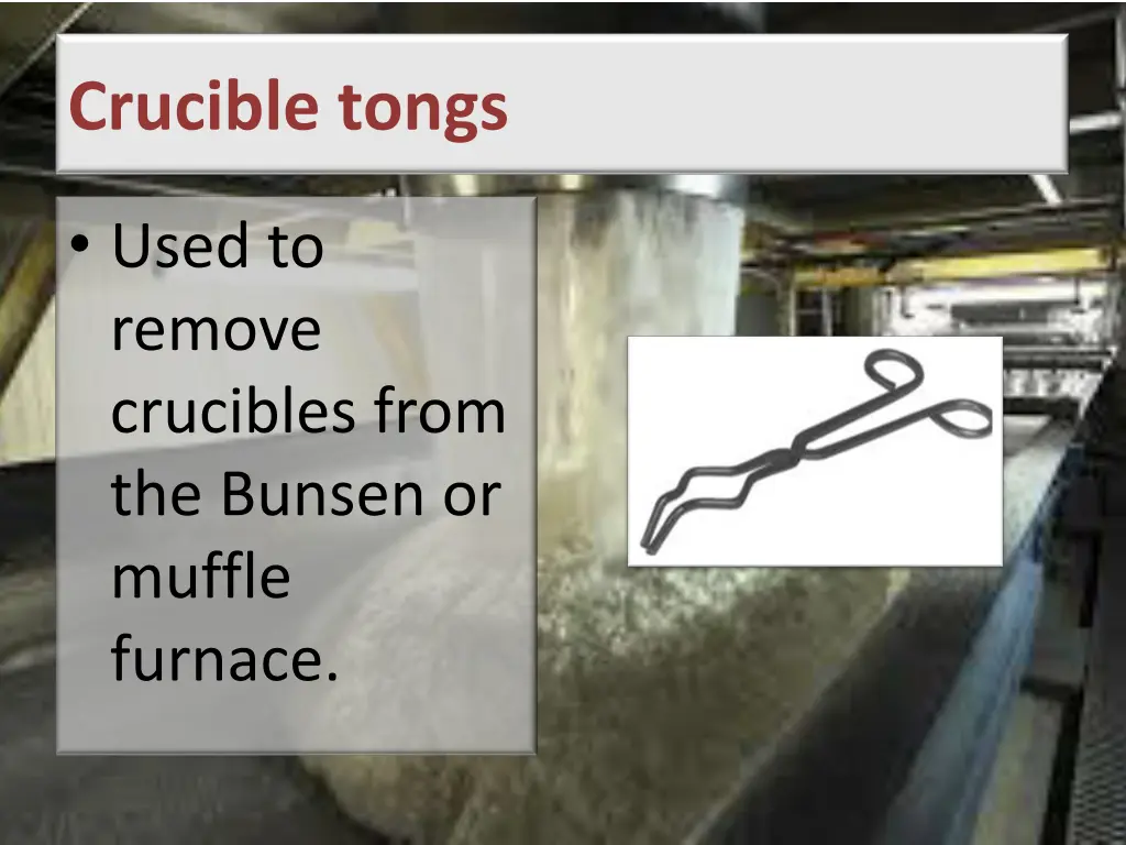 crucible tongs