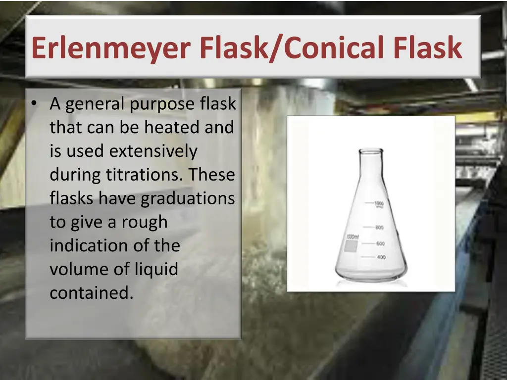 erlenmeyer flask conical flask