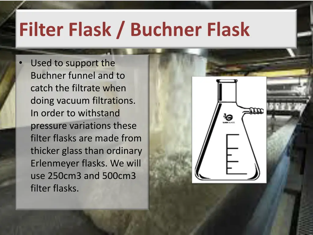 filter flask buchner flask