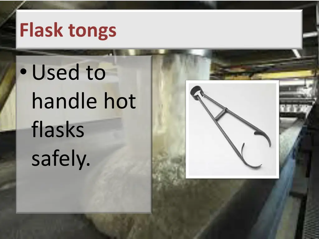 flask tongs