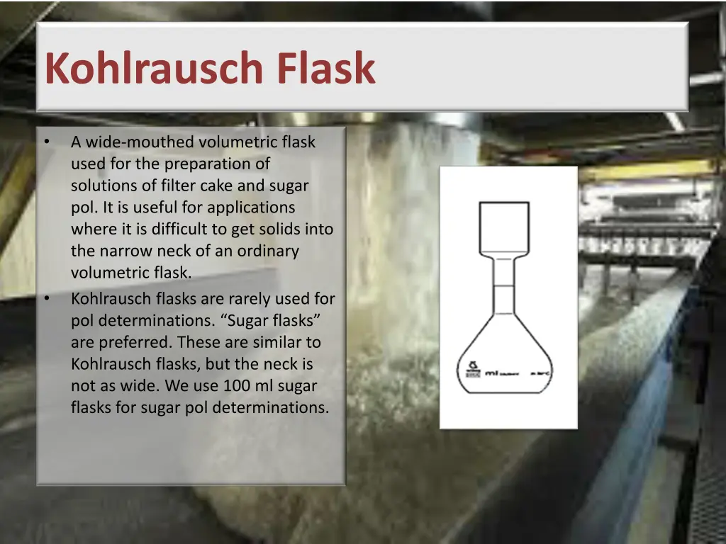 kohlrausch flask