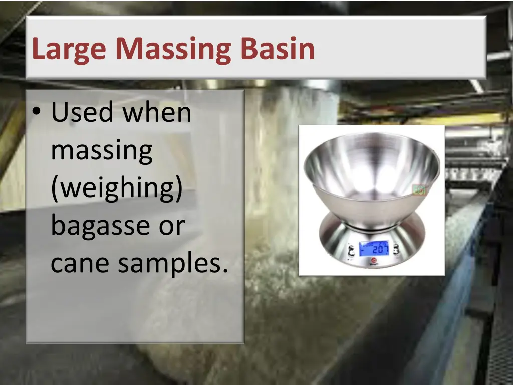 large massing basin