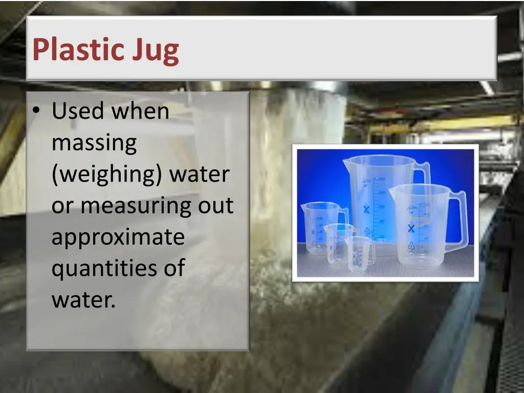 plastic jug