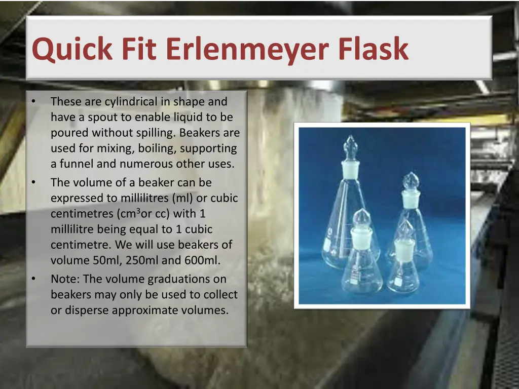 quick fit erlenmeyer flask