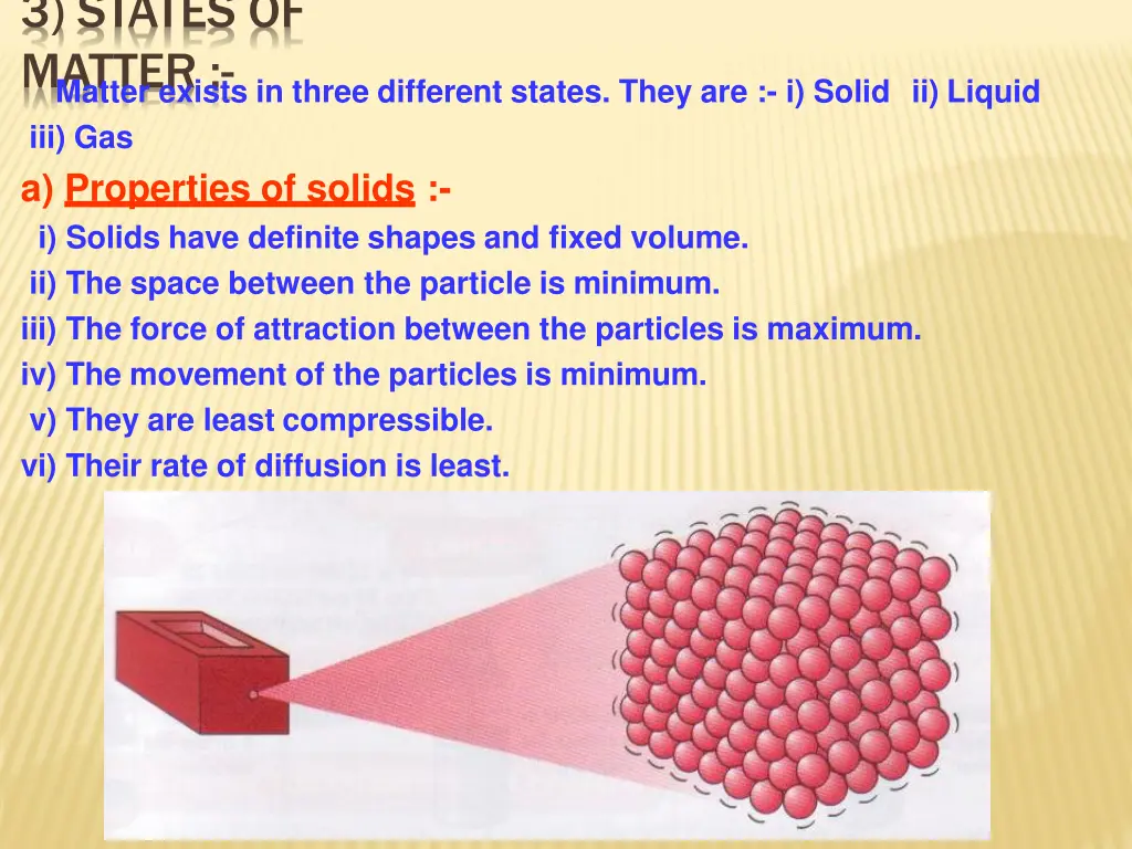 3 states of matter matter exists in three