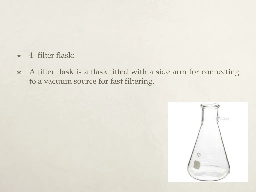 4 filter flask