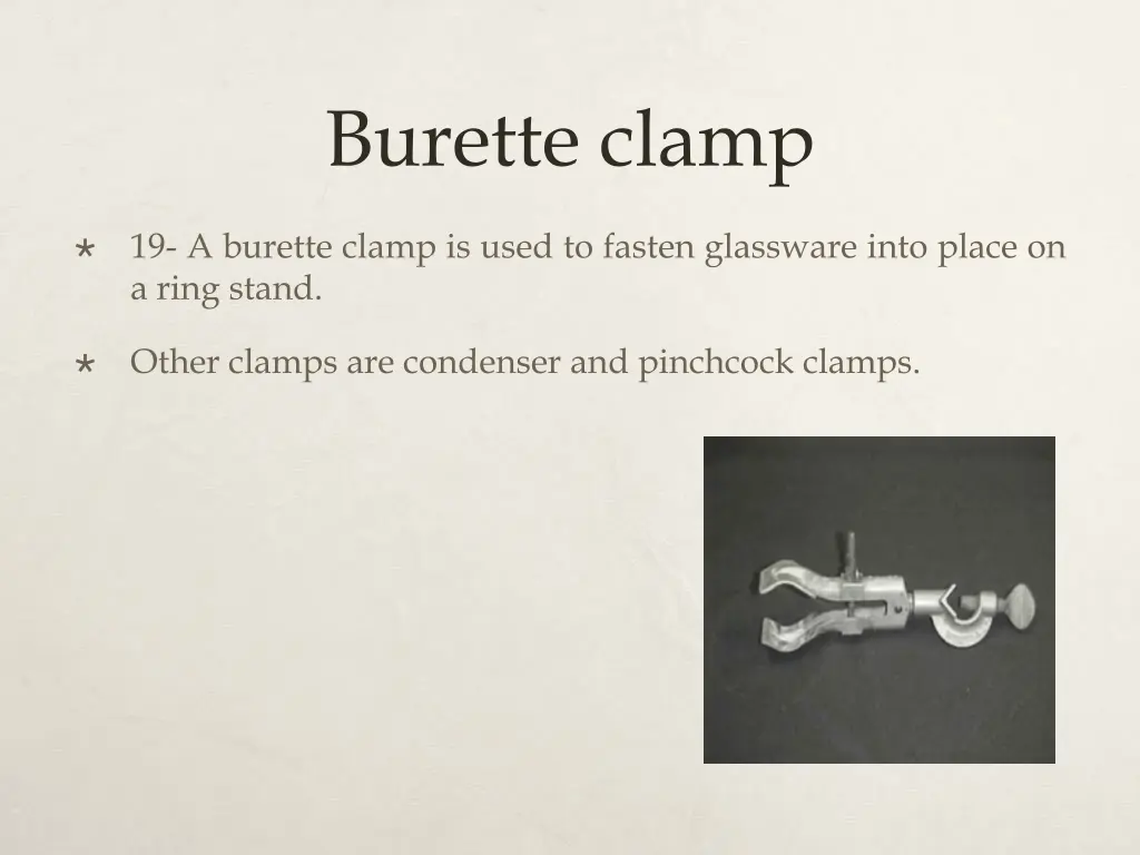 burette clamp