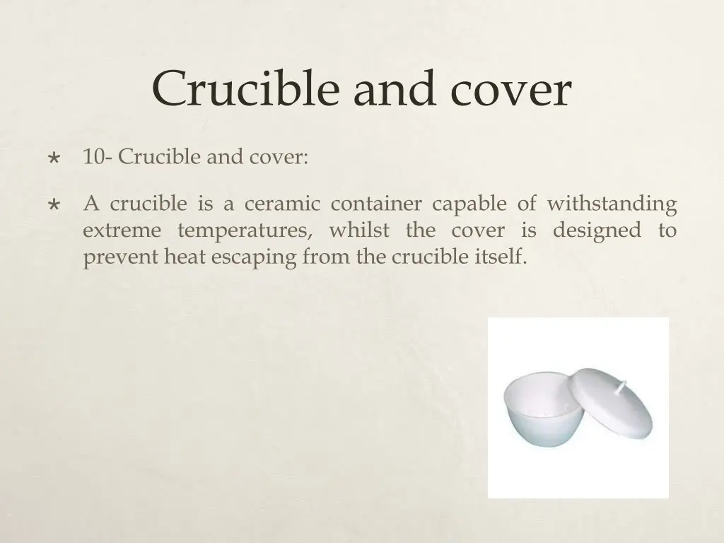 crucible and cover