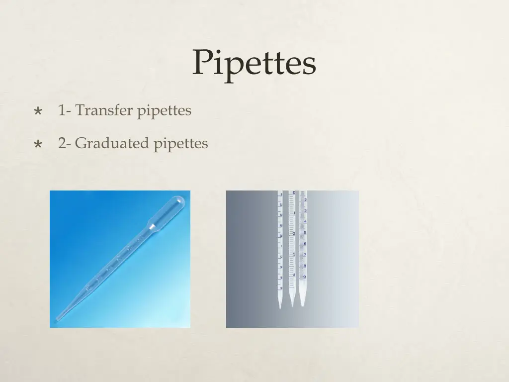 pipettes