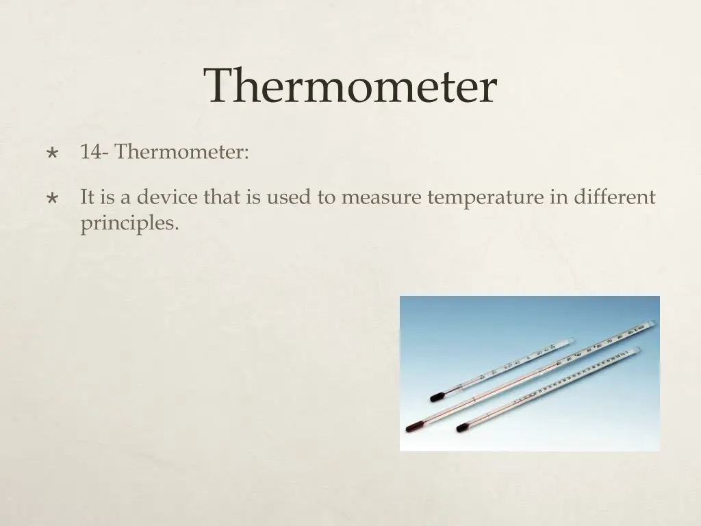 thermometer