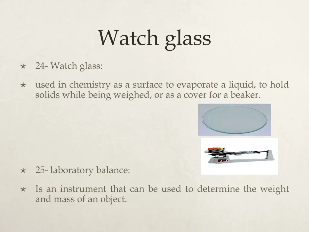 watch glass