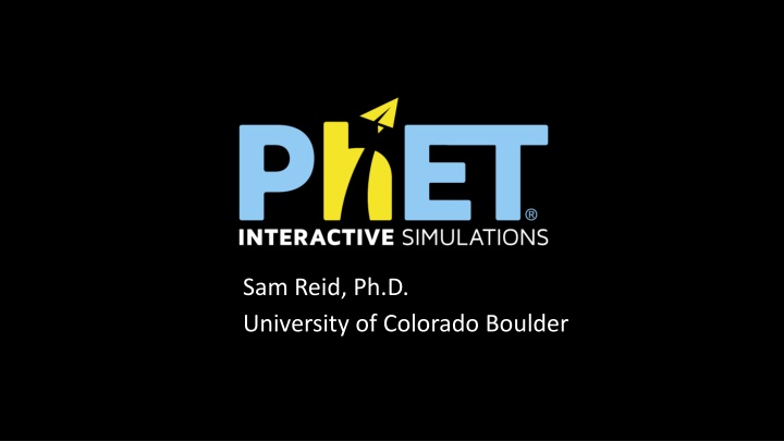 sam reid ph d university of colorado boulder