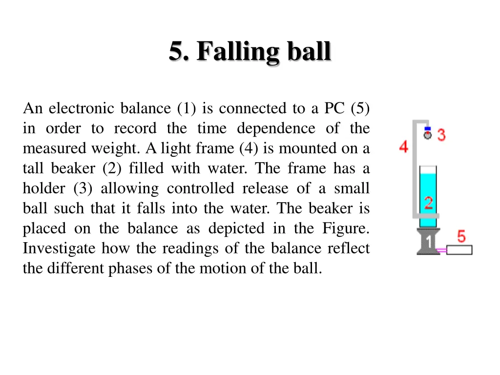 5 falling ball