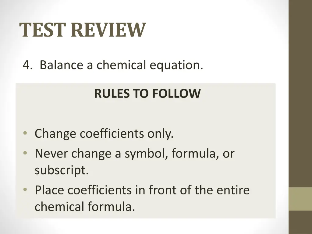 test review 4