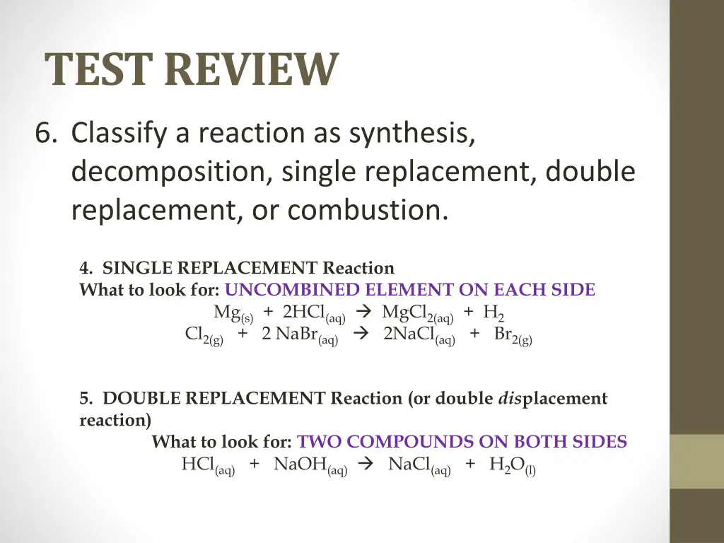 test review 7