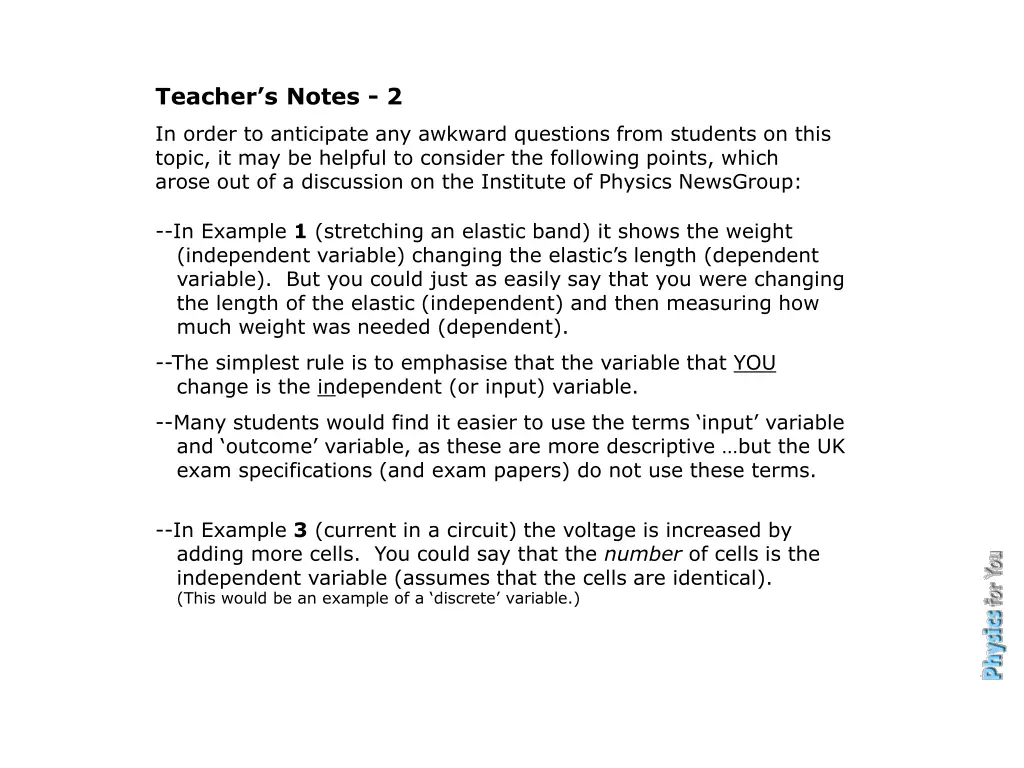 teacher s notes 2