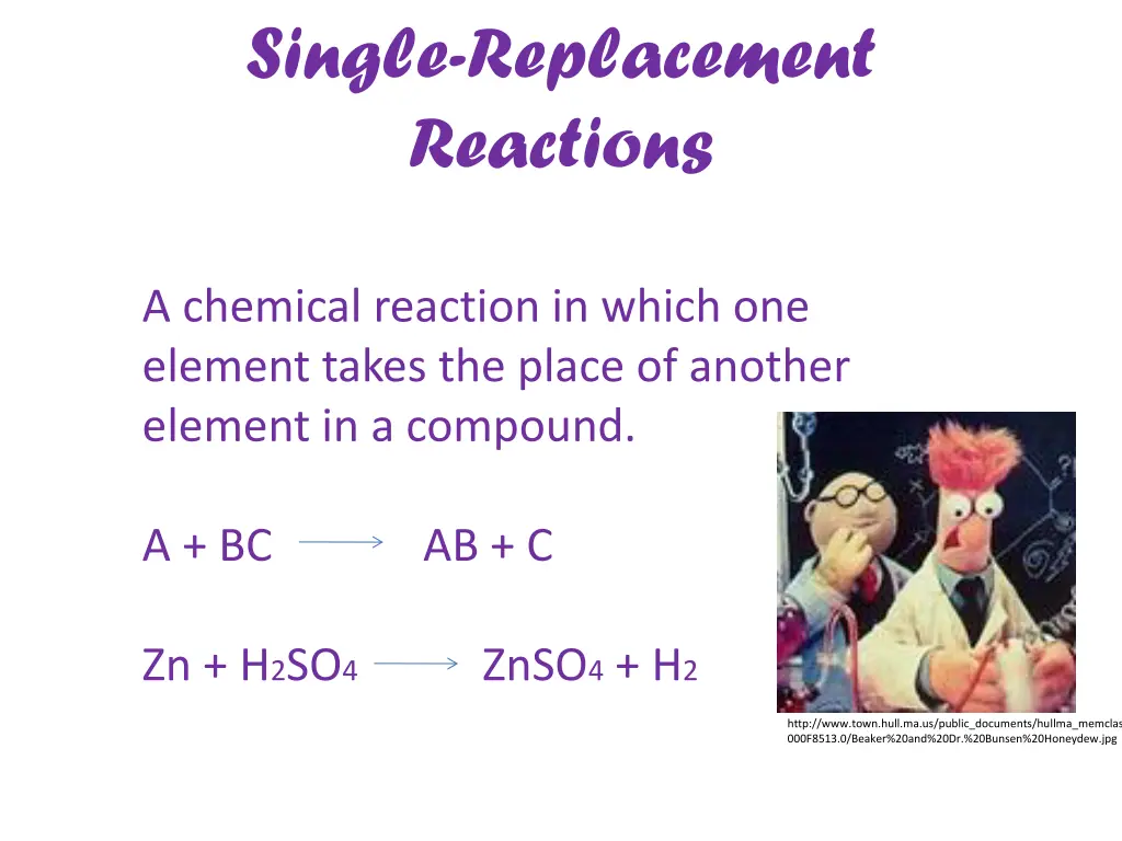 single replacement reactions