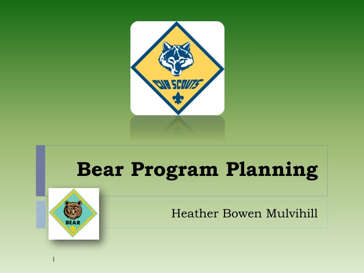 bear program planning