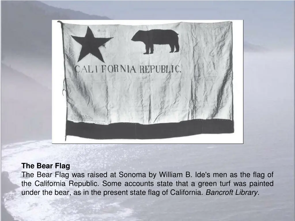 the bear flag the bear flag was raised at sonoma