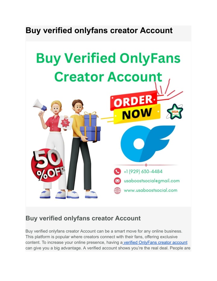 buy verified onlyfans creator account