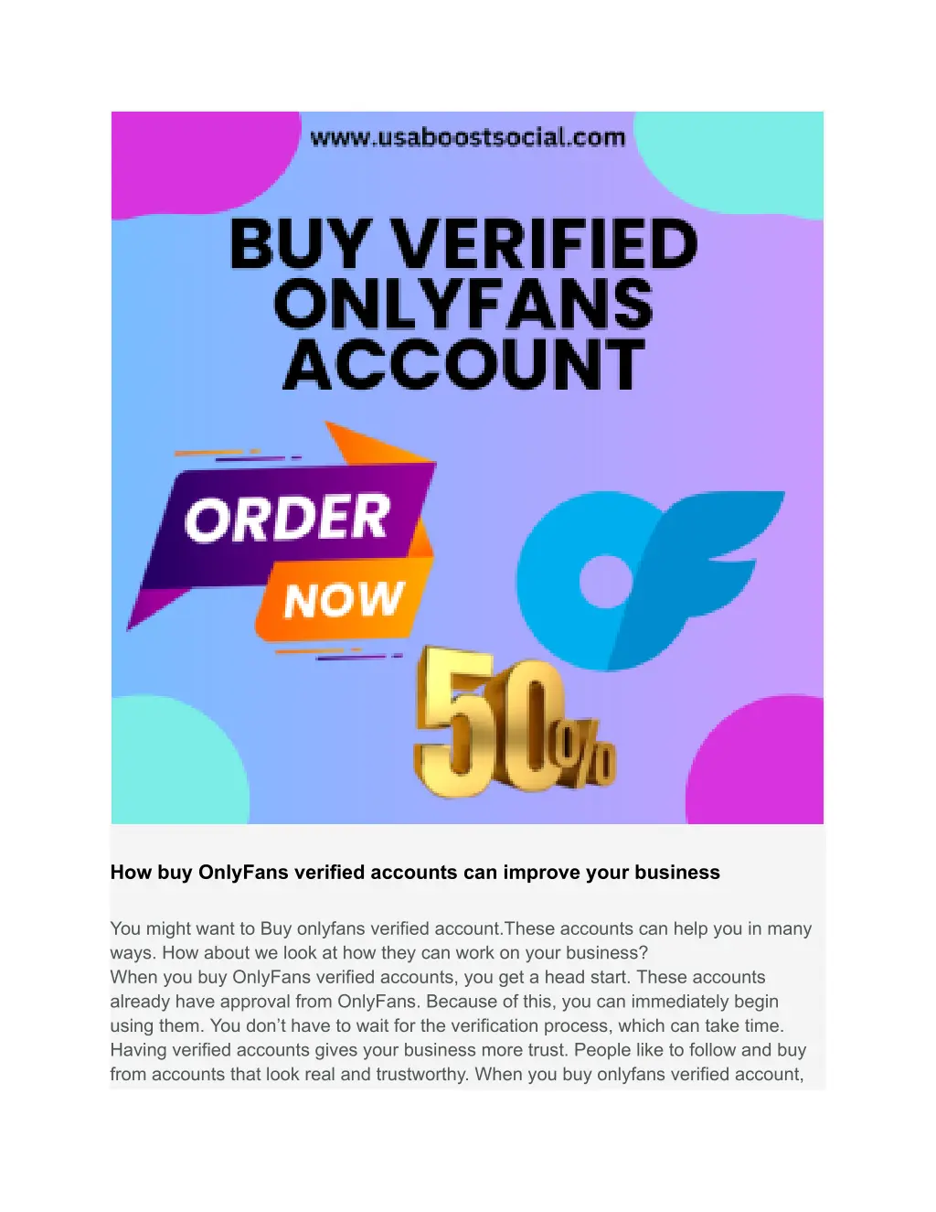 how buy onlyfans verified accounts can improve