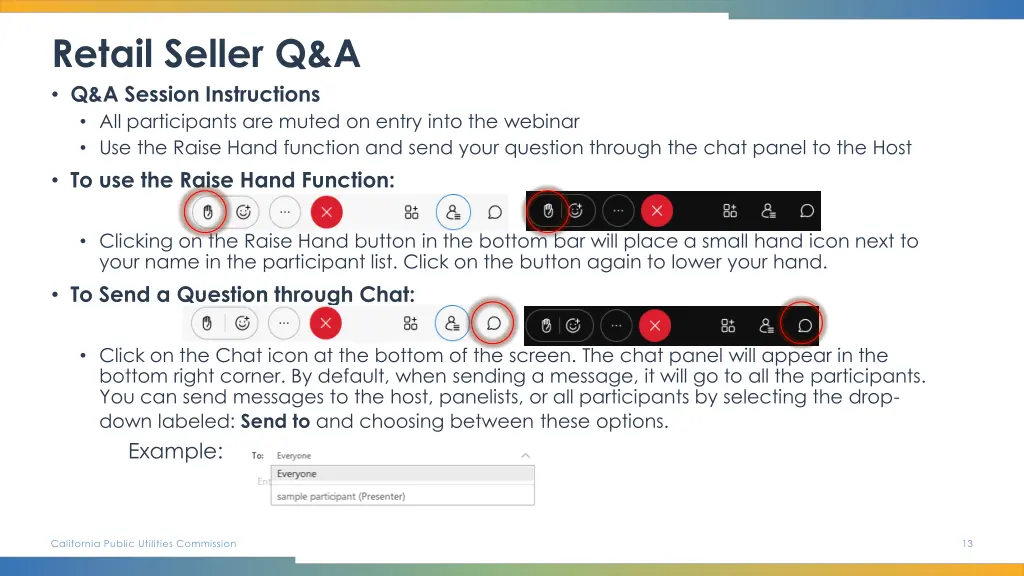 retail seller q a q a session instructions