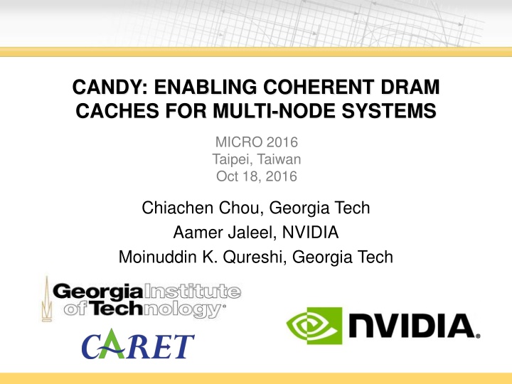 candy enabling coherent dram caches for multi