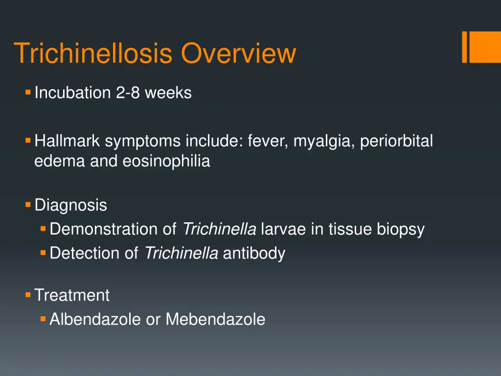 trichinellosis overview 1