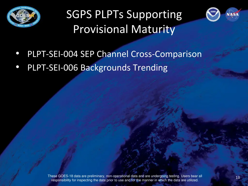 sgps plpts supporting provisional maturity