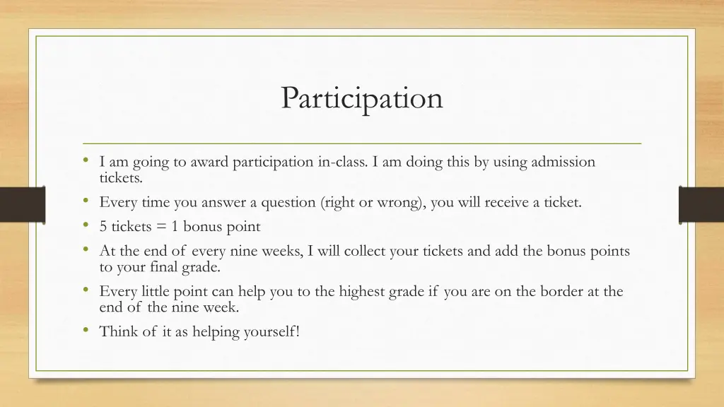 participation