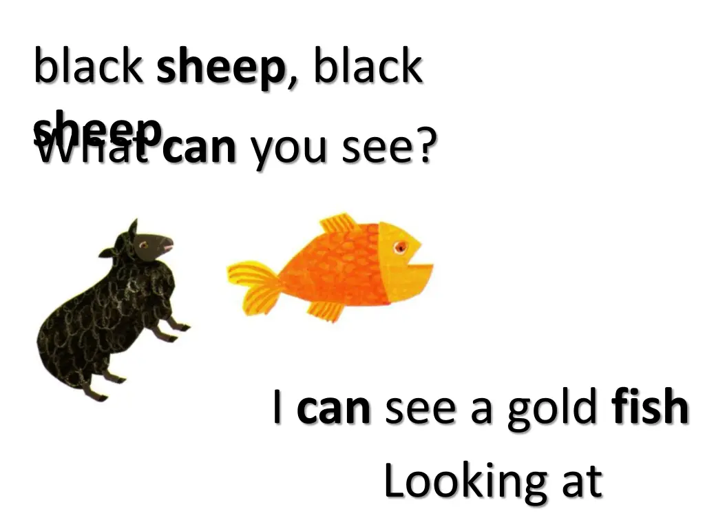 black sheep black sheep what can you see