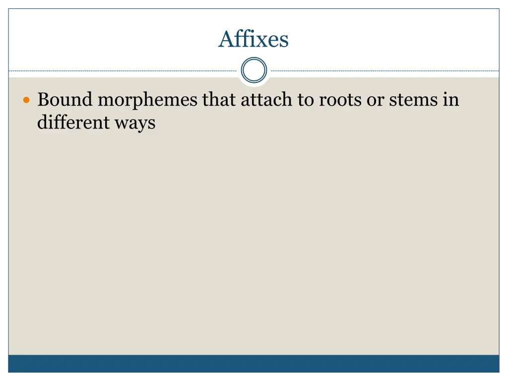 affixes