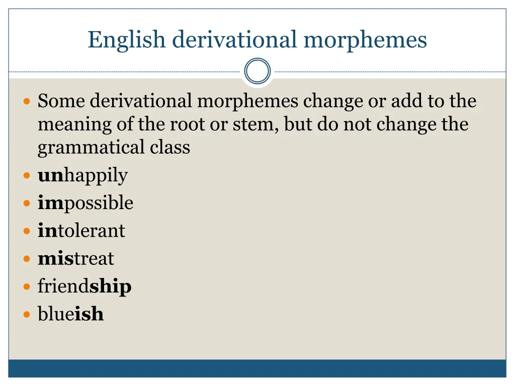 english derivational morphemes 1