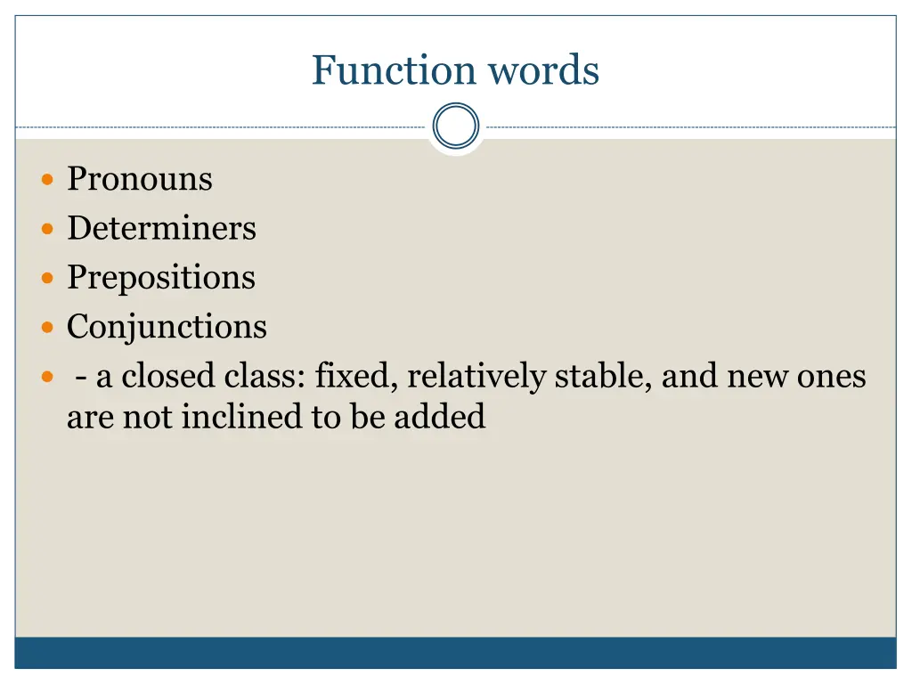 function words 1